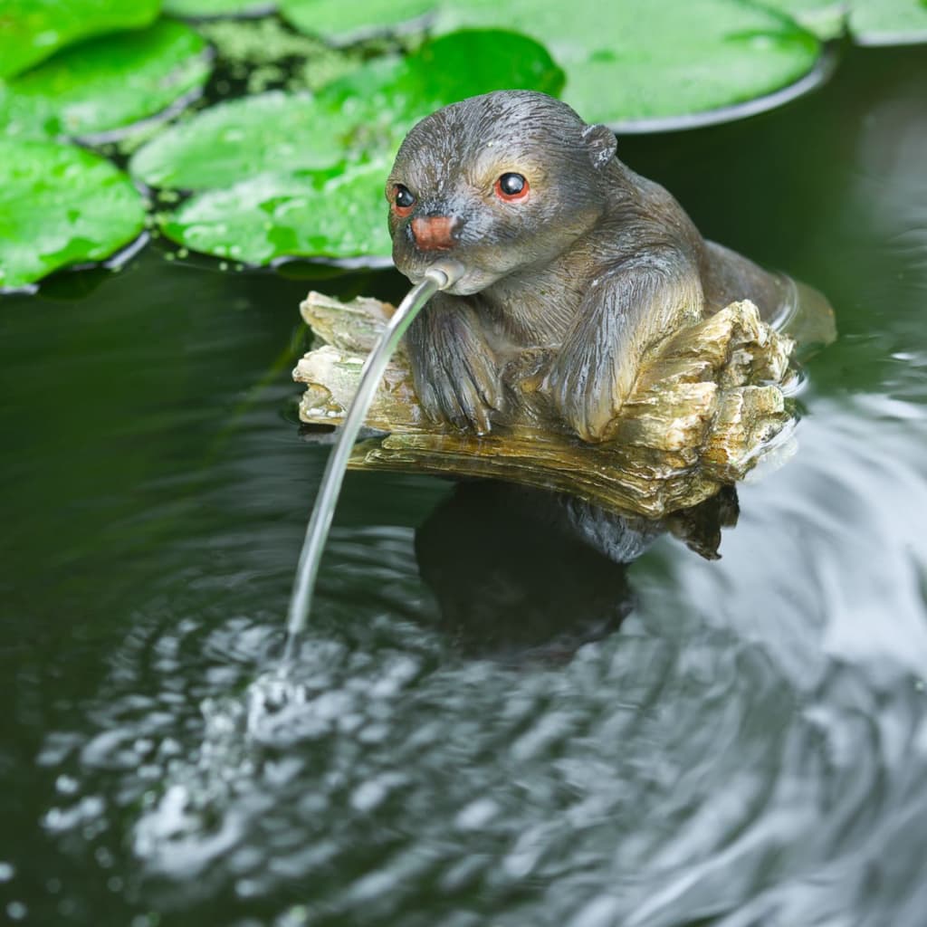 Ubbink Floating spray figure Otter on tree trunk