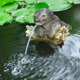 Ubbink Floating spray figure Otter on tree trunk