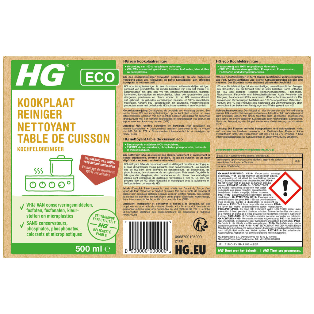 Hg Eco Hob Cleaner 500 ml