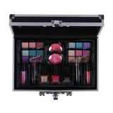 Casuelle aluminum suitcase blue black glitter