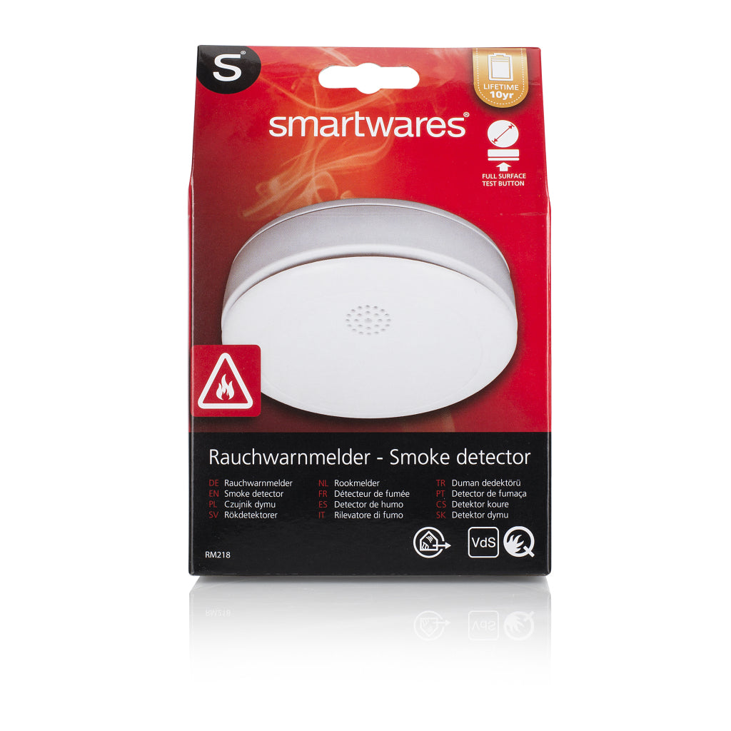 Smartwares rm218 rookmelder set 3 stuks wit