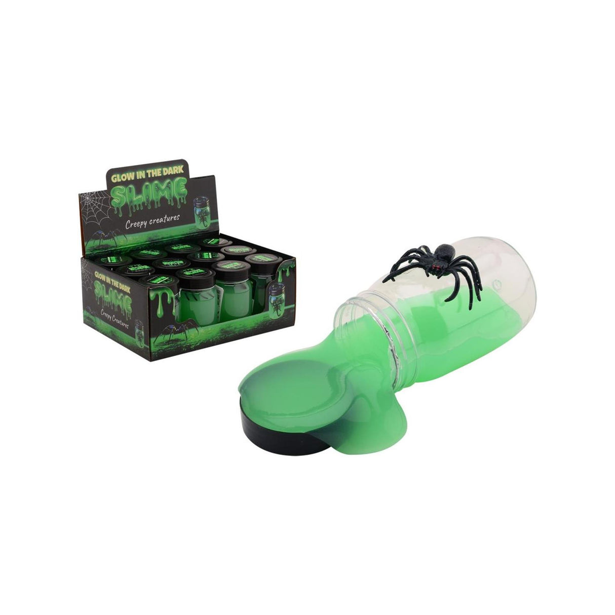 Johntoy glow in the dark slime met creepy dier