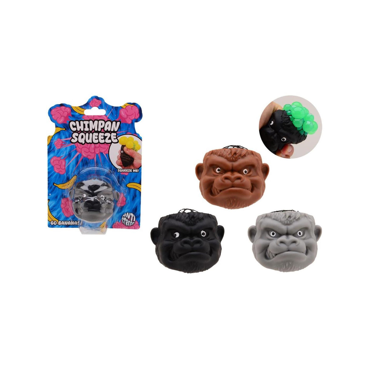 Johntoy chimpansqueez hersenen op kaart