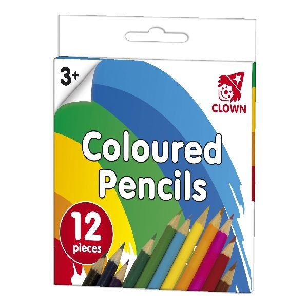 Pencille colorate pagliacce 12 pezzi