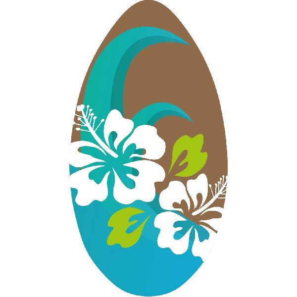 Sportx Skimboard Blummen blo brong 100 cm
