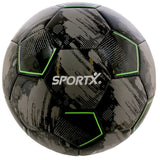 Sportx Fodbold Grå sort 330-350gr