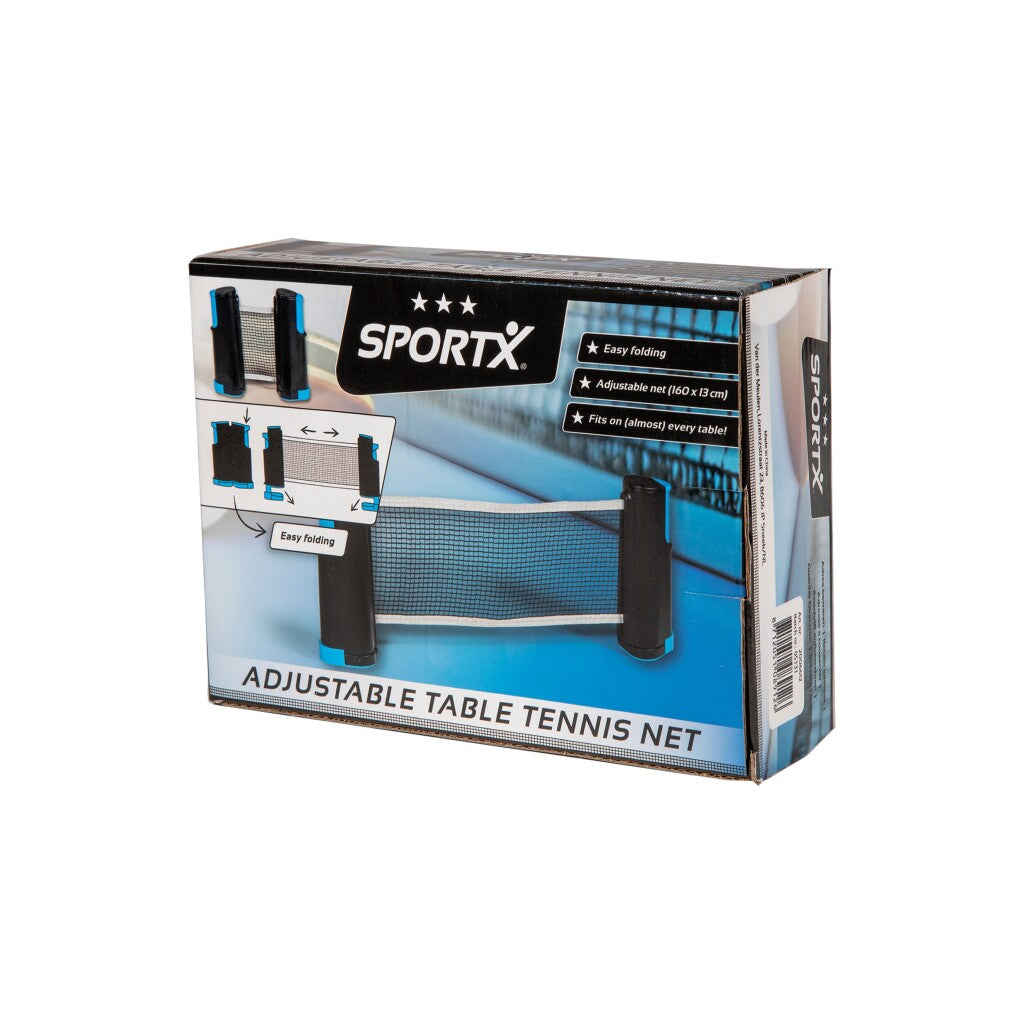 SportX Table tennis net rolling up