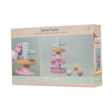 Lite nederlandsk spiraltårn rosa