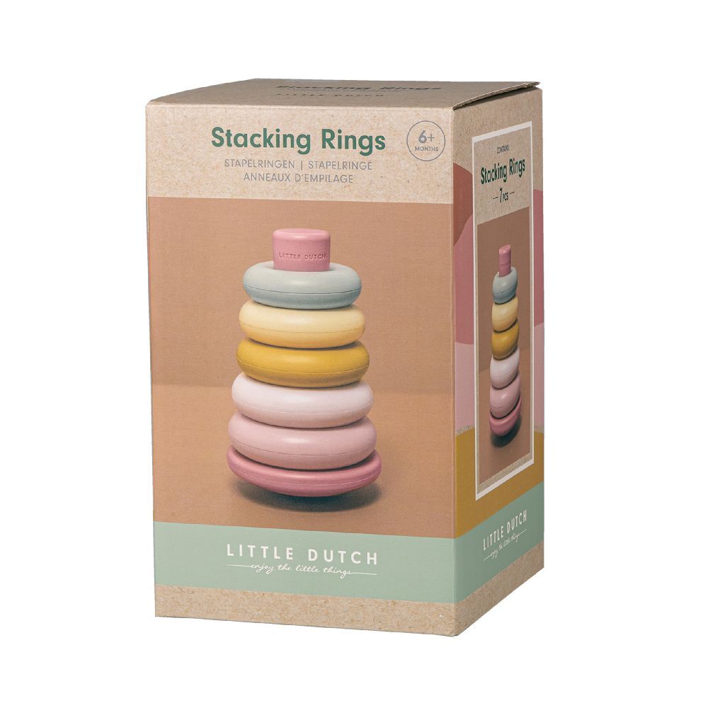 Little Dutch Stack Rings Pink