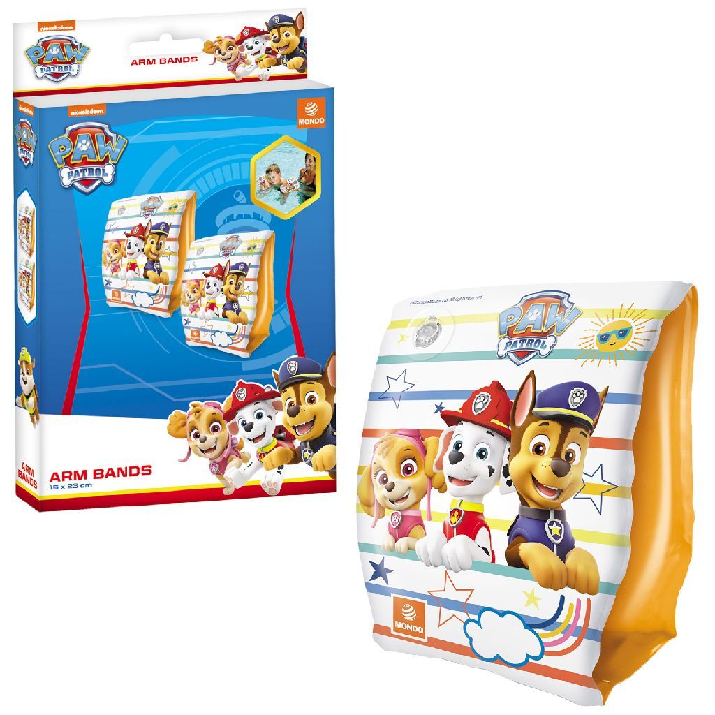 Mondo Paw Patrol swimming sleeves yellow orange
