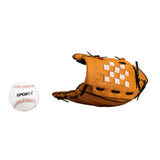 Sportx baseball glove with ball