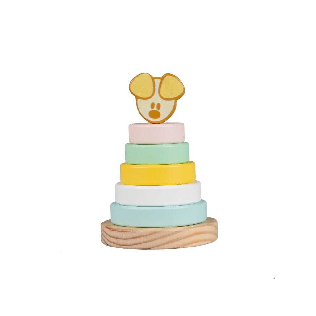 Rubo Toys Woezel a Pip Pip Baby Stack Tower, 7dlg.