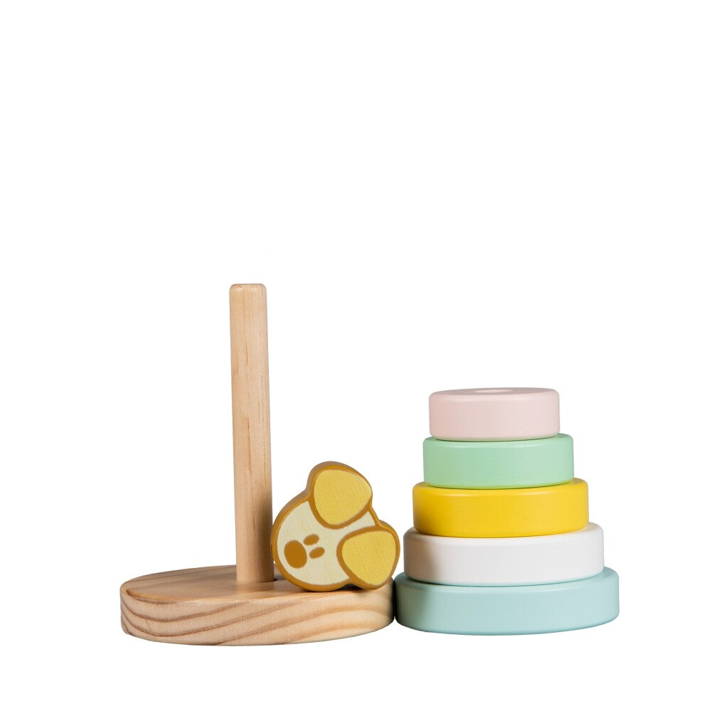 Rubo Toys Woezel a Pip Pip Baby Stack Tower, 7dlg.