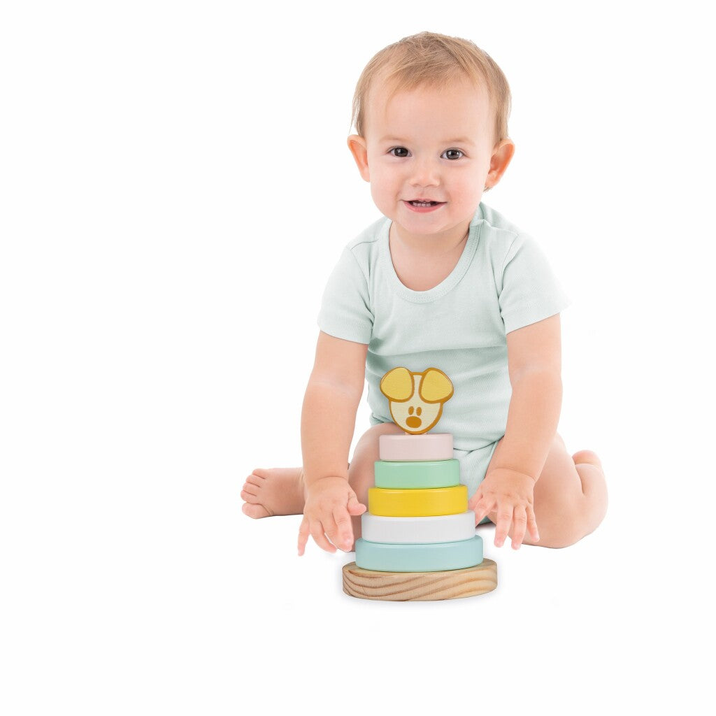 Rubo Toys Woezel a Pip Pip Baby Stack Tower, 7dlg.