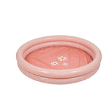 Kleine niederländische Schwimmbäder Blumen und Schmetterlinge 150 cm rosa