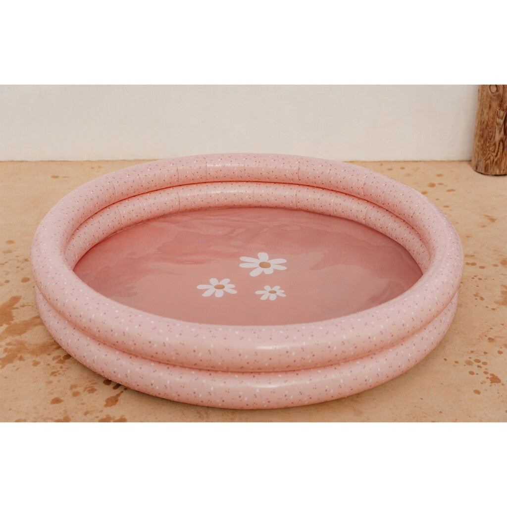 Kleine niederländische Schwimmbäder Blumen und Schmetterlinge 150 cm rosa
