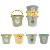 Little Dutch Farm Bath Cups, 4st.