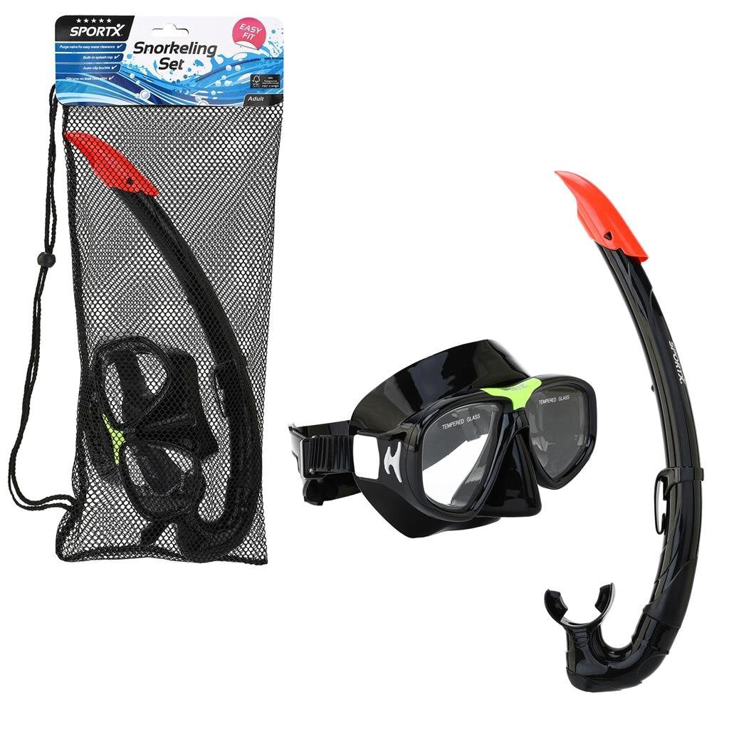 Sada sportovních šnorchlů Sportx pro dospělé