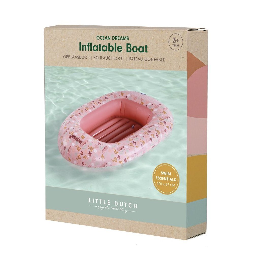 Little Hollänneschen Ozean Dreem Boot Pink, 100x67cm