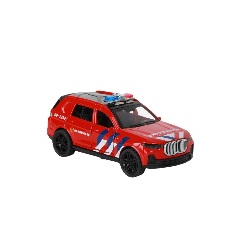112 Pull-Back Fire Brigade SUV 1:36 + Lys og lyd