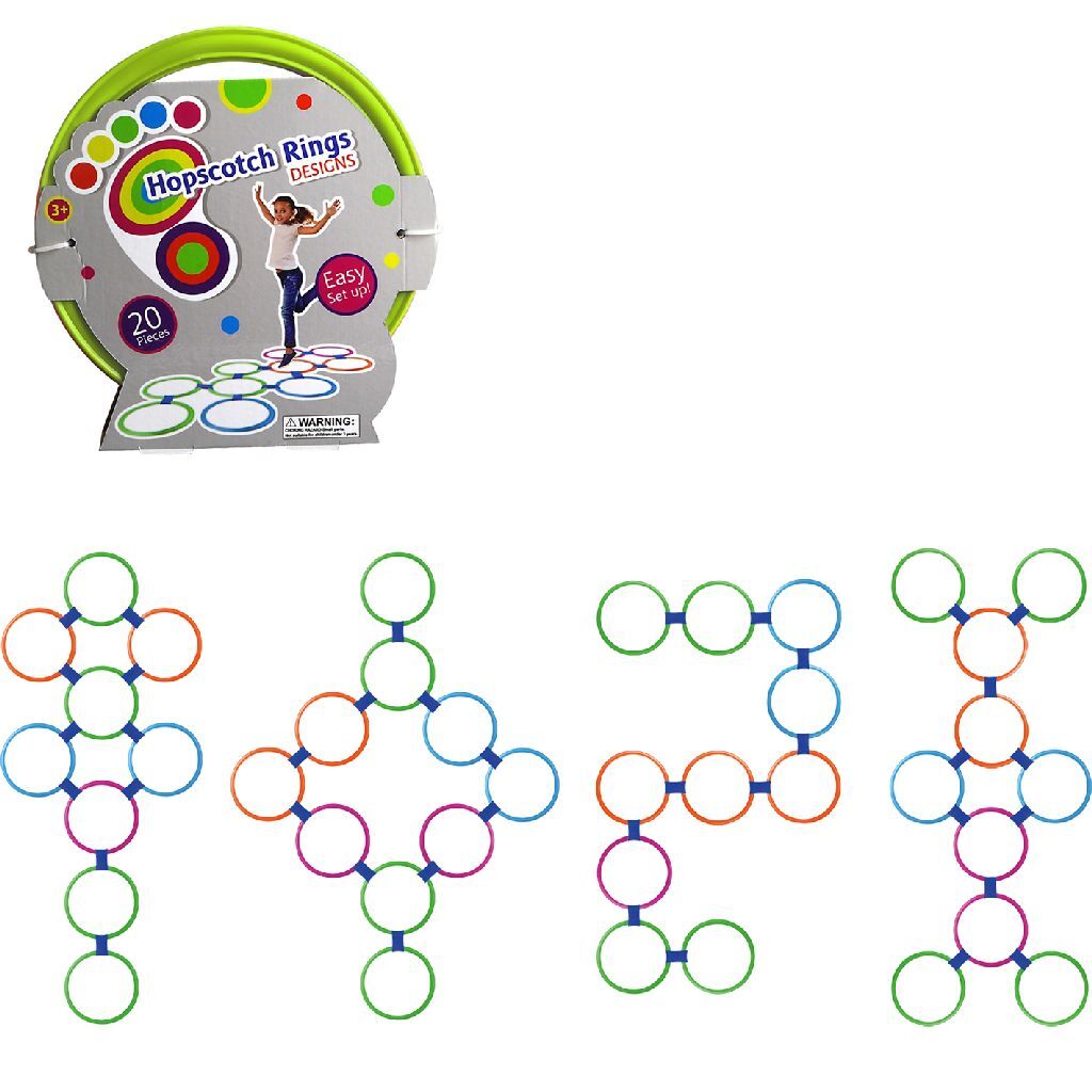 Basic hopscotch rings with 10 rings
