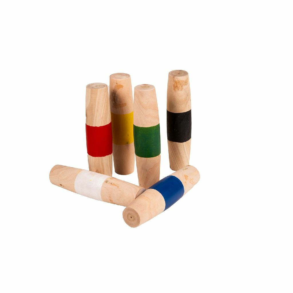 Punte di legno all'aperto per esterni calcio