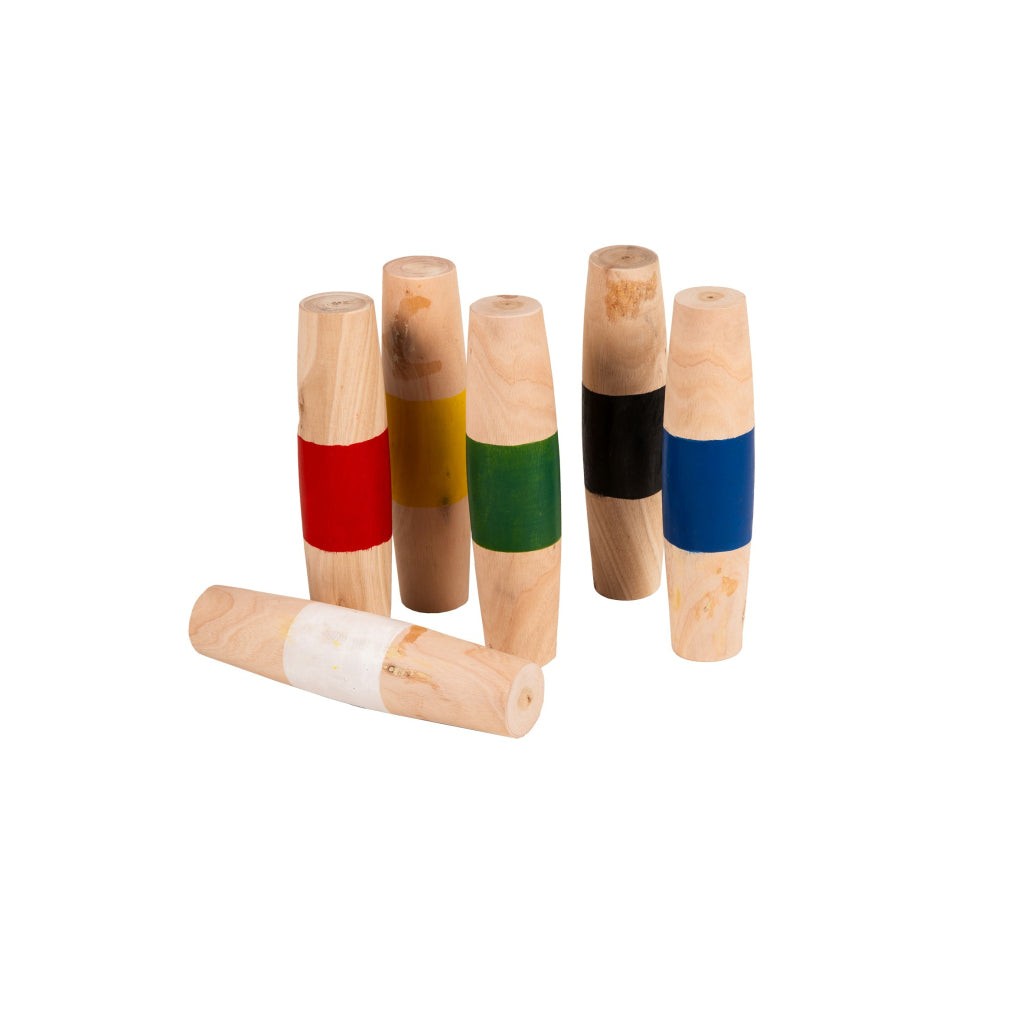 Punte di legno all'aperto per esterni calcio