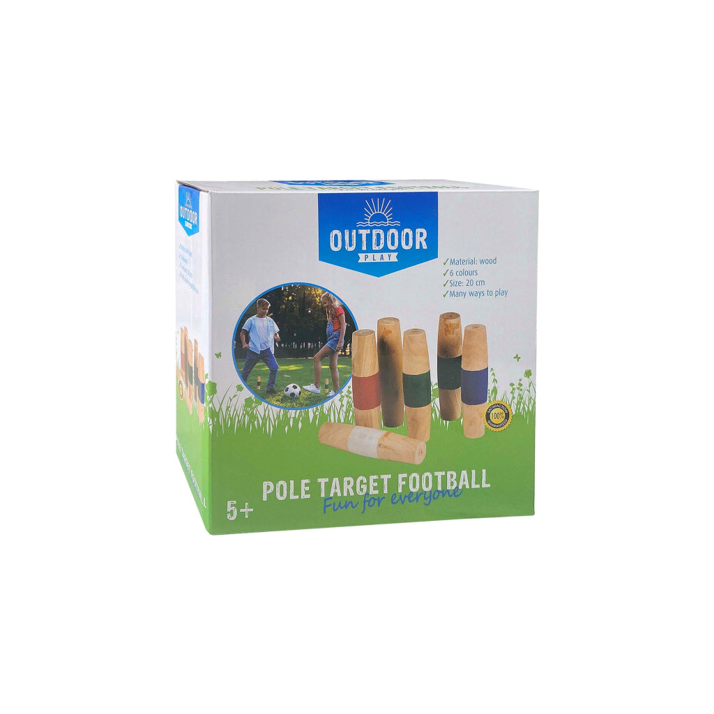 Punte di legno all'aperto per esterni calcio