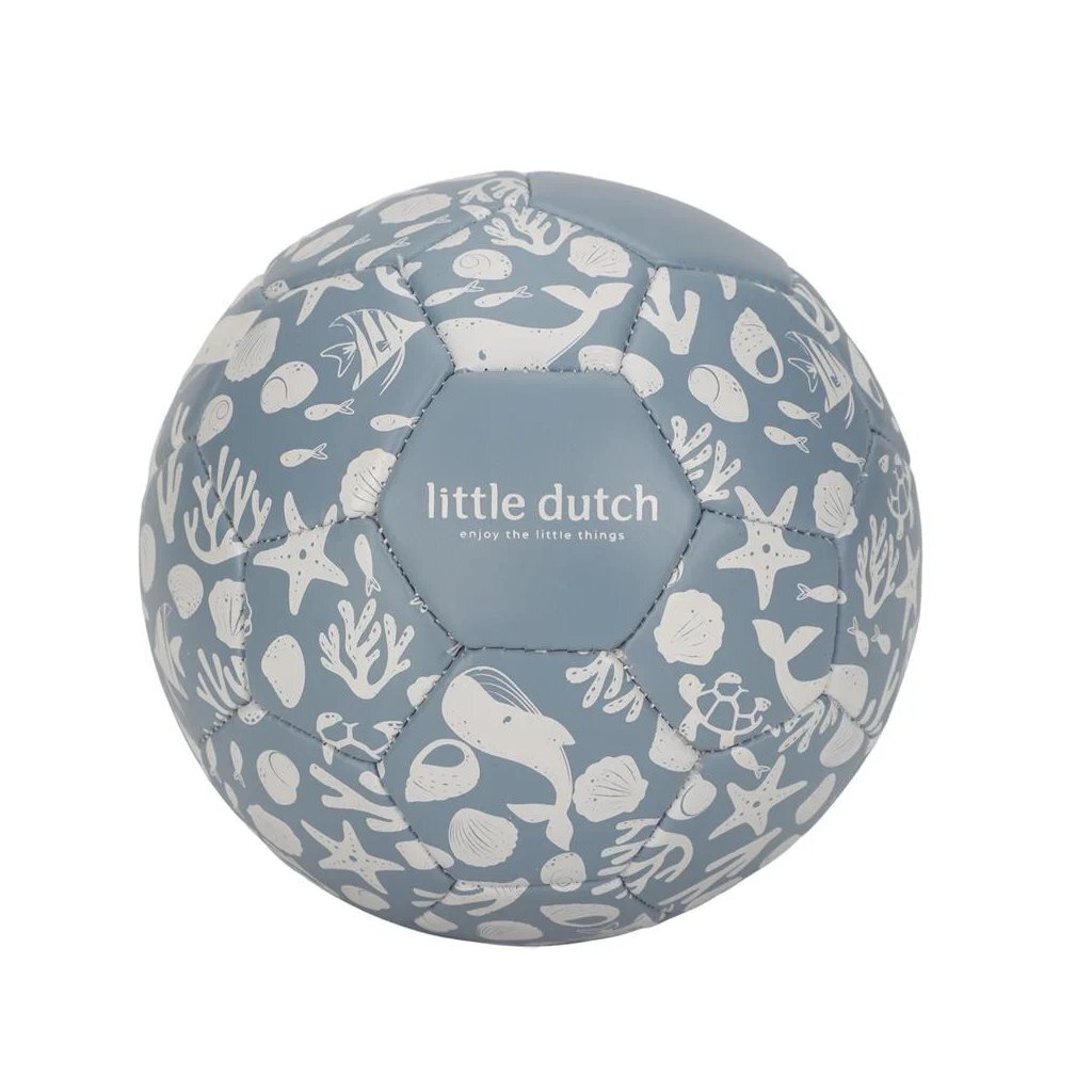 Mini pelota Little Dutch azul, 16 cm
