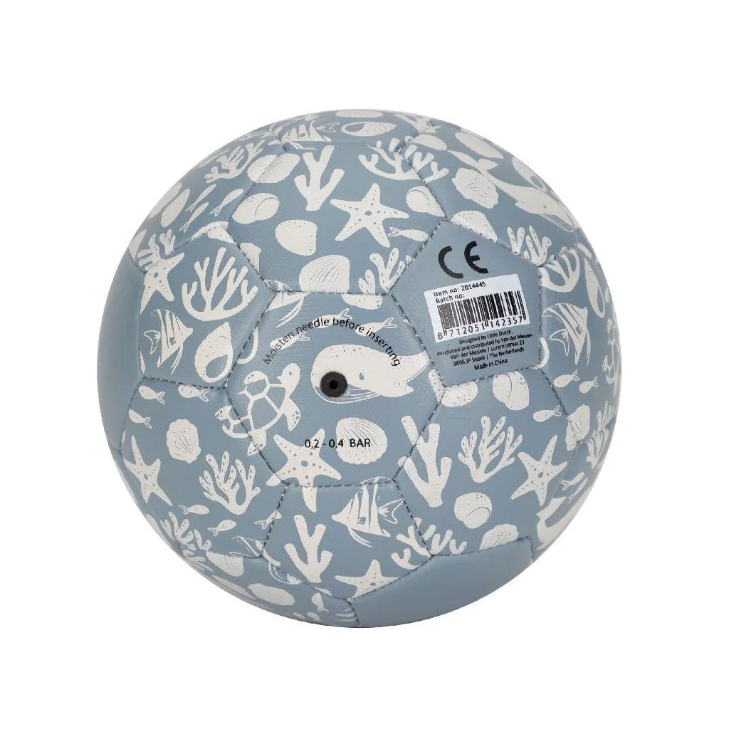 Mini pelota Little Dutch azul, 16 cm