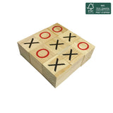 Outdoor play wooden tic tac toe