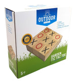 Outdoor play wooden tic tac toe
