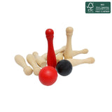 Outdoor play garden bowling wood