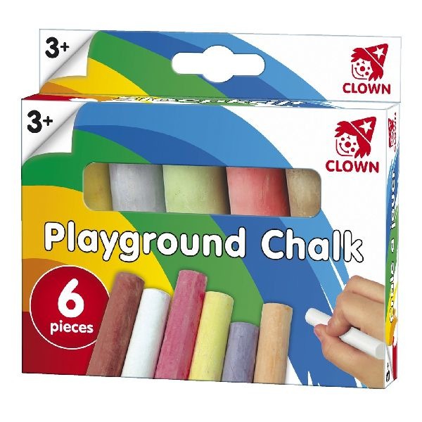 Clown chodník křída 6 kusů