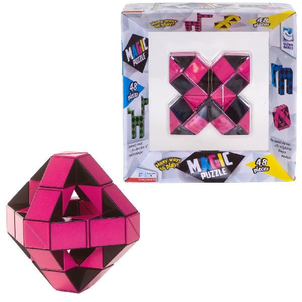 Clown games magic puzzle 48-piece pink