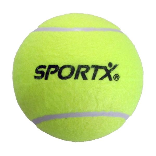 Sportx jumbo tennis ball l yellow, 13cm