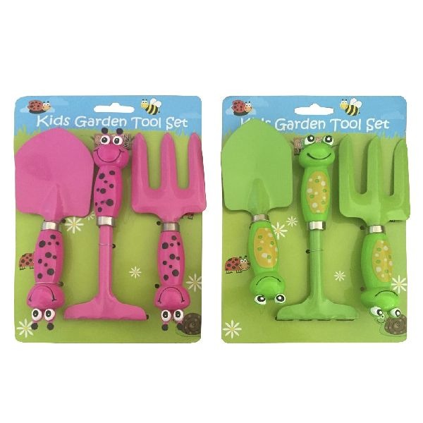 Basic garden set frog or 3-piece