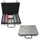 Clown Games Poker Set In Aluminum Case