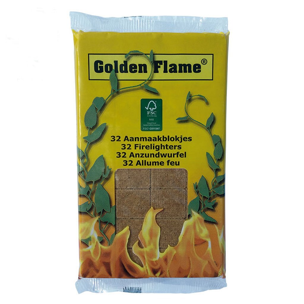 Golden Flame Layers Brown 32 Pieces
