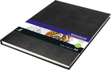 Kangaro K-5321 Sketchbook A4 Creme 120gr Blanco Paper, 140 pages Hard Cover Imprint Snake Black