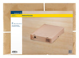 Town Hall rd-351144-10 ready-to-use box, resealable, 305x215x50mm, brown, 10 pieces