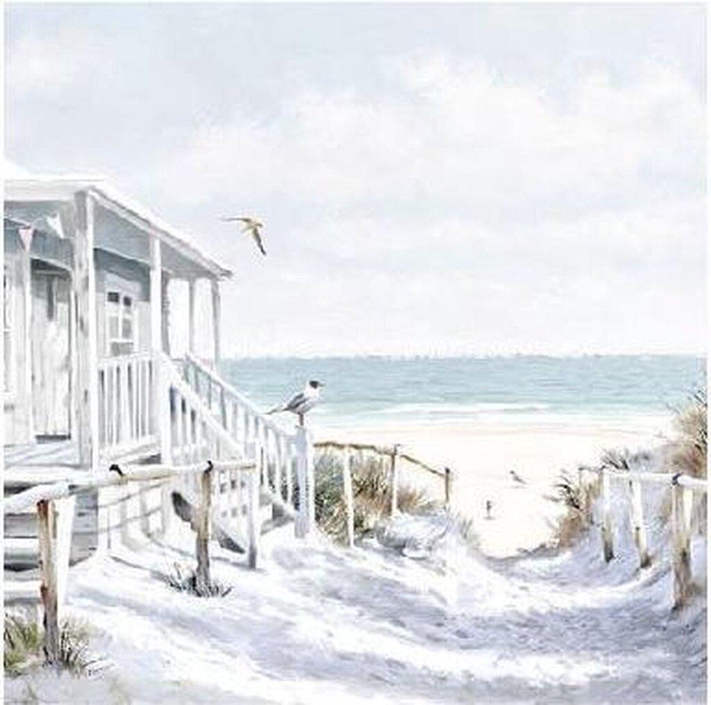 Ambiente napkins 25x25 cm beach cabin