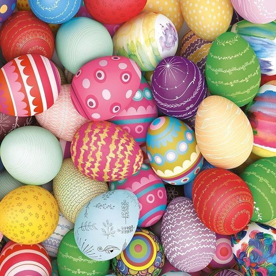 Tovaglioli Ambiente Pasqua 33 cm uova colorate