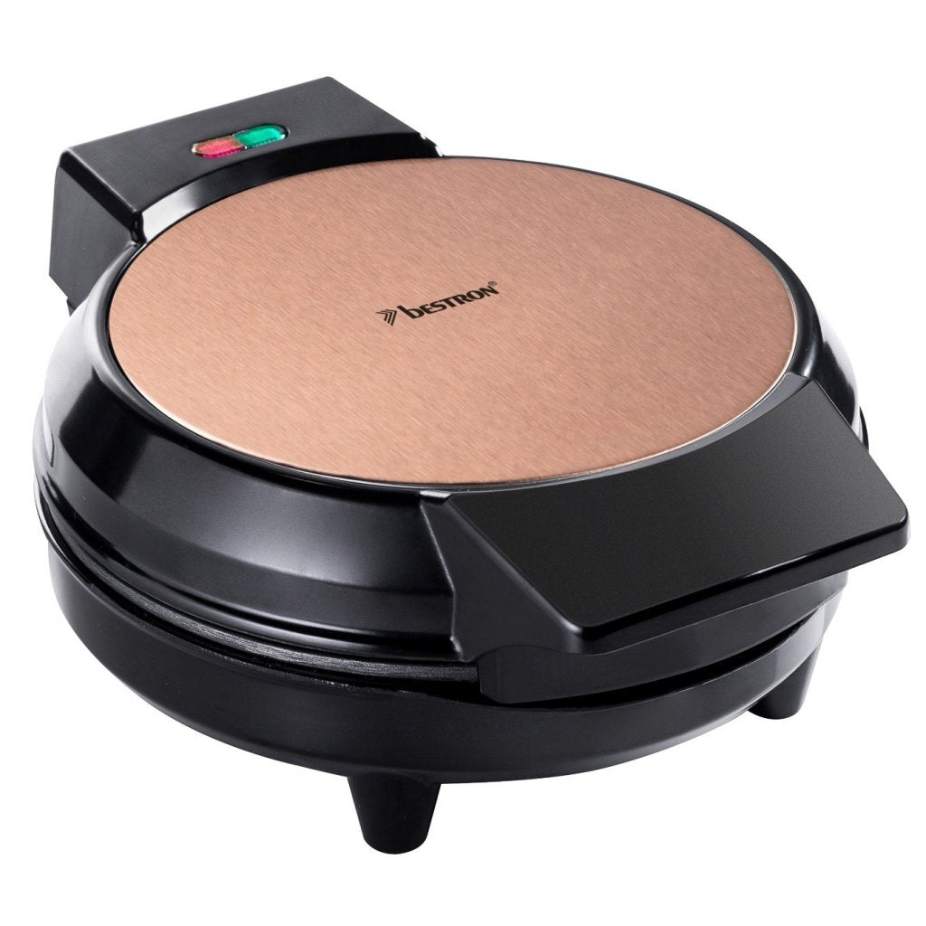 Bestron awm700co waffle iron hearts 700w copper black