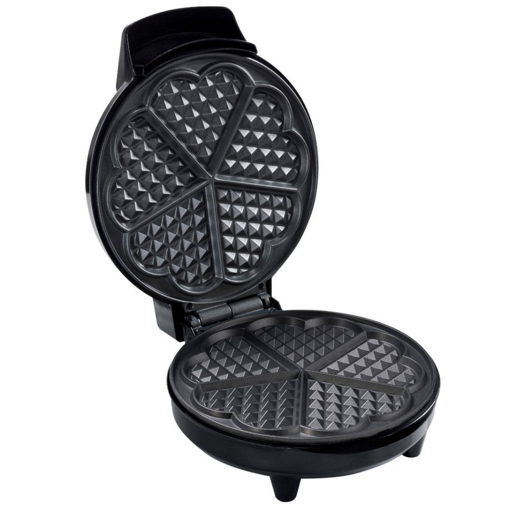Bestron awm700co waffle iron hearts 700w copper black