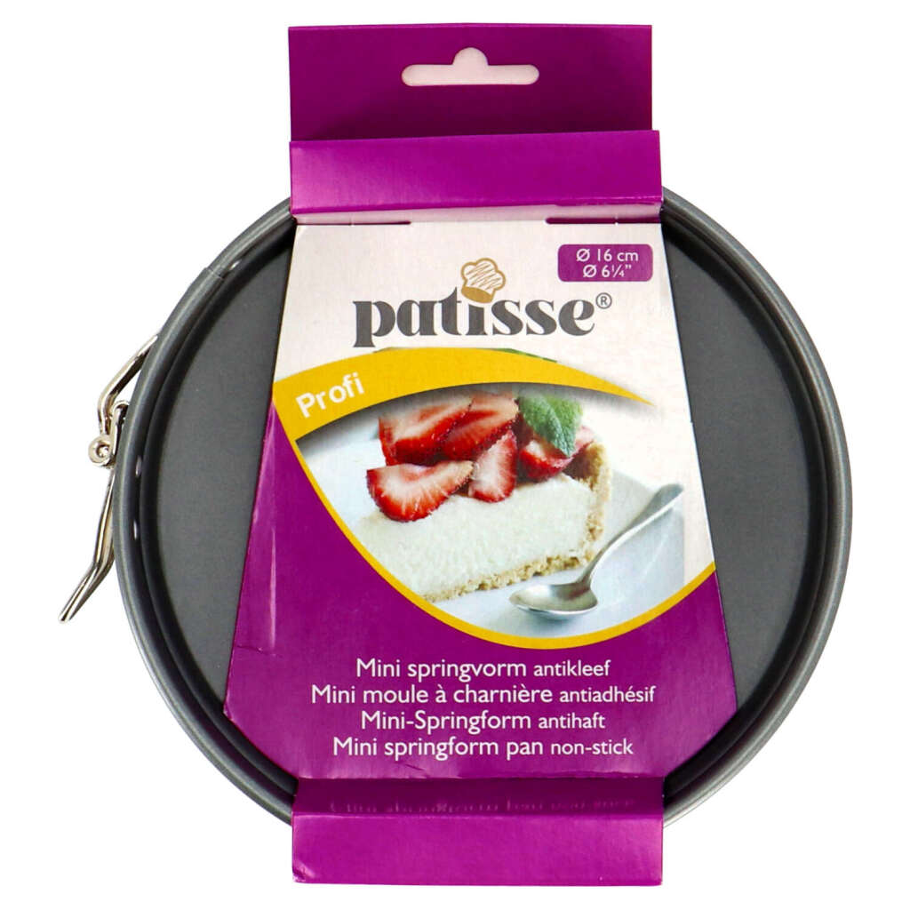 Patisse profi mini springform pan 16 cm | 4 pieces