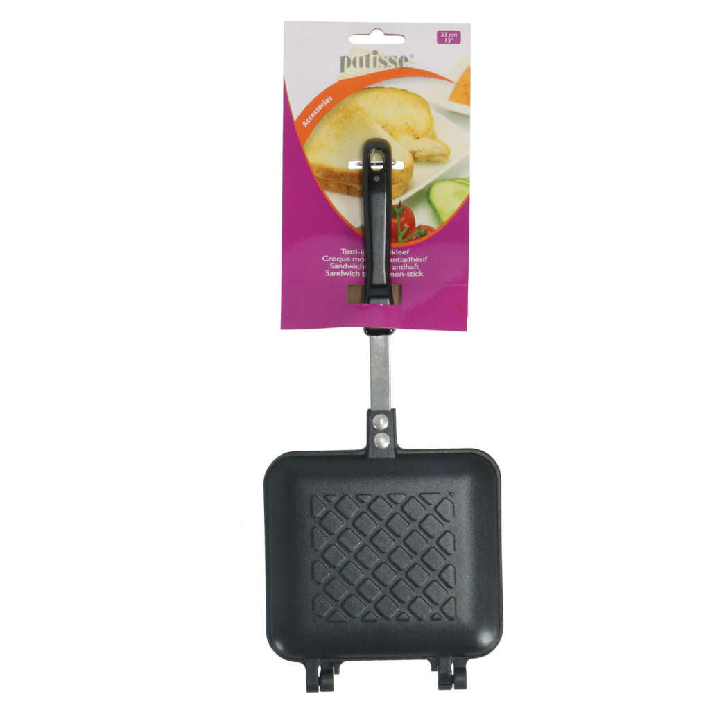 Patisse Metal Sandwich-Iron Black Antislicer