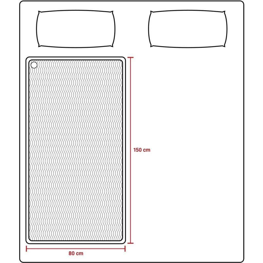Koc elektryczny Tomado dla 1 osoby 150x80 cm