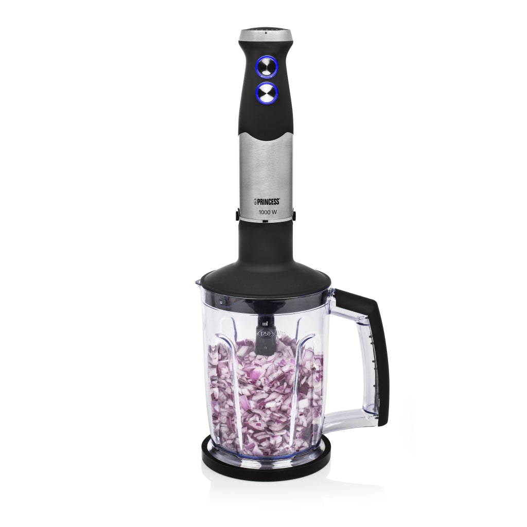 Princess 221221 staafmixerset zwart rvs