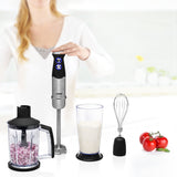 Princess 221221 staafmixerset zwart rvs